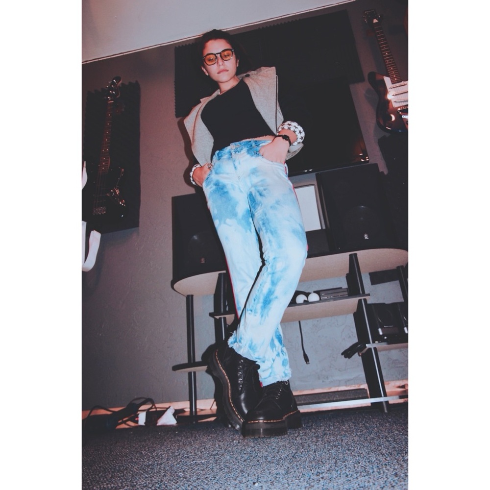 REWORKED 1/1 Hand-Dyed Jeans Buena Vista XS (27) Super stretchy&soft